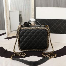 Luxury Shopping Bag Center Small Luxuries ASSMALL VANITY CASE Make-up Box Handbag Cosmetic Beauty Suddenly Increased A Chain Has More F Ndbp