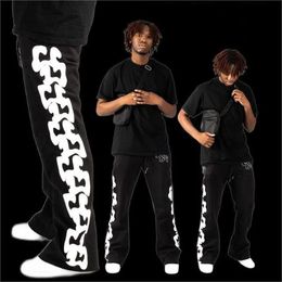 Aesthetic Y2K Cargo Pant Overall Pants Harajuku Fashion Casual Loose Men Rock Straight Wide Leg Pant Hip Hop Streetwear Joggers 240428