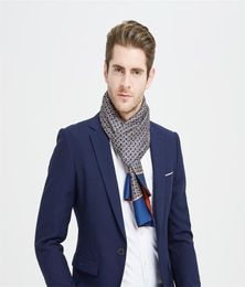 Brand Designer Silk Scarf Business Men Shawl Retro Doublesided Winter High Quality Bufanda De Los Hombres 2201041597521