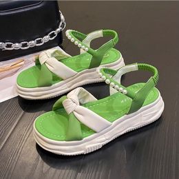 Slippers sandal slides Women Beach Summer pink Flat Heel deep blue cream green White and Black sandal slipers size 36-42 Low Heel