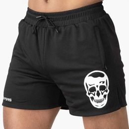 Men's Shorts 2024 New Sports Shorts Summer Men Beaching Shorts Zip pocket Trousers Bodybuilding Sweatpants Fitness Jogger Running Gyms Shorts Y240507