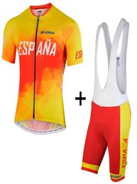2020 Mens Espana National Team Cycling Jersey 2020 Maillot Ciclismo Road Bike Clothes Bicycle Cycling Clothing D112174355