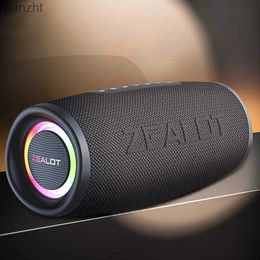 Portable Speakers Cell Phone Speakers ZET S56 40W wireless speaker outdoor portable subwoofer dual pairing 8000mAh battery suitable for home car and outdoor use. WX