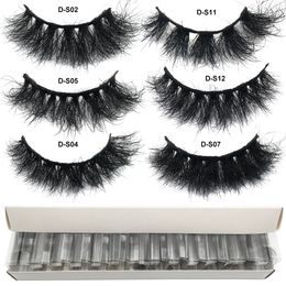 Wholesale Mink Eyelashes 10-50 pairs Bulk Volume Soft Messy Fluffy Lashes Extension Natural False Eyelashes Makeup Mink Lashes 240508