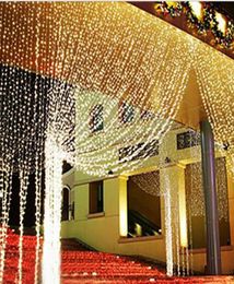 10M5M 1600 LED Curtain light Promotion Christmas Decoration Wedding Supplies Outdoor Holiday Lights Series AC 110v250v8089685
