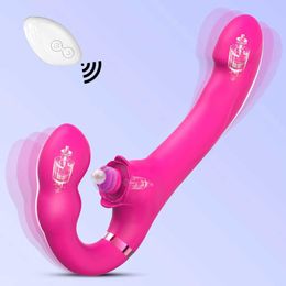 Other Health Beauty Items 2 in 1 Flapping G Spot Dildo Vibrator for Women Control Clitoris Stimulator Vaginal Massager Female Masturbator Adult s Y240503