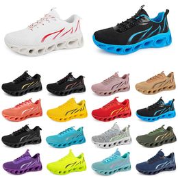men women running shoes fashion trainer triple black white red yellow purple green blue peach teal pink Honeydew breathable sports sneakers GAI