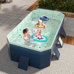 Bathing Tubs Seats PVC swimming pool thick and wear-resistant outdoor non inflatable folding paddle swimming pool childrens home swimming pool WX