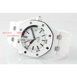 Aaaaa Mechanical Zf Swiss 42Mm Glass Wristwatches Carbon 15706 Ipf Watches APS Brand 13.9Mm Ceramic SUPERCLONE 15707 Men Designers Fibre Dive 3120 67134