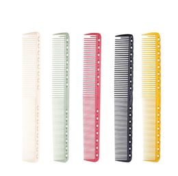 Hair Combs Professional Carbon Anti-static Hairdressing Brush Salon Flattop Hair Cutting Comb Hair Care Styling Tool Candy Colour