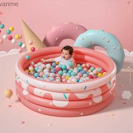 Bathing Tubs Seats Reusable inflatable swimming pool double-layer garden portable thickened childrens water toy party circular indoor and outdoor paddle blades WX