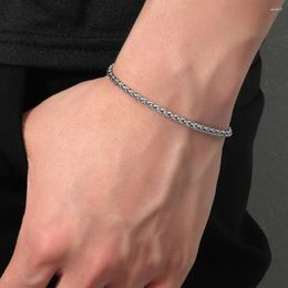 Link Bracelets Kpop Fashion Stainless Steel Keel For Men No Fading Hip Hop Streetwear Party Jewelry Friends Gift Pulsera Hombre