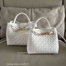 Trend Andiamo Tote Designer Bag Lady Bags Woven Women's Leather One Shoulder Crossbody Handbag 5hrl