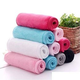 Reusable Microfiber Makeup Removal Face Towels Soft Facial Cleansing Cloths for Women Home Textile ZZ