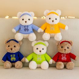 Cartoon teddy bear, internet famous plush toys, clothing, teddy bear dolls, children's soothing cloth dolls, decorative gift ornaments