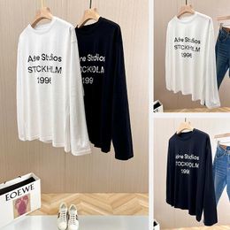 Men's T Shirts All Kinds Of Wear Never Tired! Do Old Letters - Lazy Long Sleeve T-shirt Women Thin 24 Spring And Autumn Relaxed Casual Top