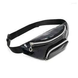 Waist Bags Holographic Fanny Pack Female / Men Belt Bag Laser Outdoors Travel Chest Pouch