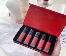 Drop Lip Brand Makeup Set Matte Liquid Lipstick Lip gloss For Christmas Valentine039s Day Gift make up 6PcsLot lipglo1964403