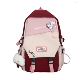 Backpack Trendy School For Teenager Girls Satchels Kawaii Bag Laptop Bags Travel Schoolbag Mochila