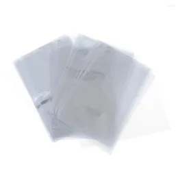 Storage Bags 100pcs PVC Clear Shrink Wrap Heat Sealing Film Wrapping For Soap Book Bath Bombs Shoe Seal Baskets Packaging