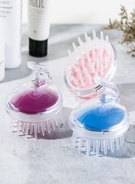 Wet and Dry Scalp Massage Brush Head Cleaning Adult Soft Household Bath Silicone Shampoo Brush Massager Comb2828684
