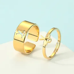 Cluster Rings Chandler Stainless Steel Hockey Promise Ring For Couples Craft Your Storey Into A Matching Can Adjustable