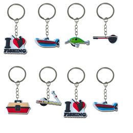 Keychains Lanyards Fishing Tools 2 Keychain For Childrens Party Favours Goodie Bag Stuffers Supplies Classroom Prizes Keyring Suitable Otfxb