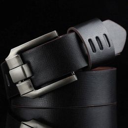 2018 New Fashion Best Quality Leather Mens Hollow Designer Belt Men Luxury Alloy Wide Buckle Belts Length 110cm 3 Colours 341R