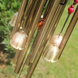 Decorative Figurines Durable Practical Wind Chime Metal Tubes Bells Home Ornament Outdoor/indoor Supply Yard Church Decoration Door