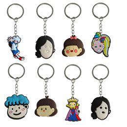 Keychains Lanyards Character Keychain For Kids Party Favours Key Chain Gift Keyring Suitable Schoolbag Girls Purse Handbag Charms Women Otabi