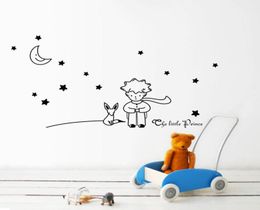 The Little Prince Moon Stars Wall Sticker Art Baby Kids Beroom Decor Wall Decals5087626