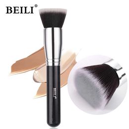 Makeup Brushes BEILI Professional facial makeup brush 1 set for basic contour liquid mixed concealer female buffer Q240507