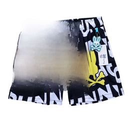High Quality Skull Rabbit Cross-Border Elastic Quick Drying Belt With Lining Printed Beach Pants And Swimming Pants For Men In Stock Who 156