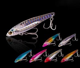 3D Eyes Metal Vib Blade Lure 575131620G Sinking Vibration Baits Artificial Vibe for Bass Pike Perch Fishing4117745