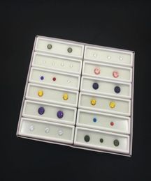 High Quality Elongated Gem Box Diamond Packaging Case Pendant Holder Jewellery Gemstone Organiser Fast ZC16244728220