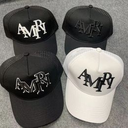 AMIRl Designer Ball Cap Hats Men Women Baseball Caps Tiger Embroidery Casquette Sun AM Hat With Letter Black Fashion Brand Hats
