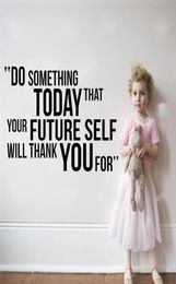 Do Something Today Motivational Quote Wall Decal Vinyl Lettering Sticker Murals for Gym Home Decor6167381