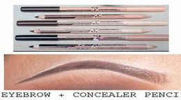New 48pcslot maquiagem eye brow Menow makeup Double Function Eyebrow Pencils Concealer Pencils maquillaje3533624