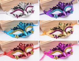 Halloween Princess Cosplay Mask Christmas Crown Prom Masquerade Masks Mardi Gras Venetian Dance Party Plated Mask6079614