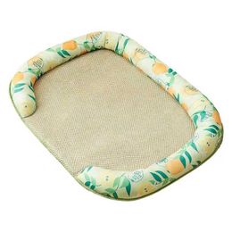 Cat Beds Furniture Summer Cat Mat Lightweight Breathable Pet Rattan Mat Cat Nest Mat Ice Nest Dog Bed Cat Cooling Nest Cushion Small Dogs d240508