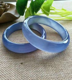 100 real jade bangles blue chalcedony women bangle jade bracelet bangles jade amethyst add certificate jadeite bangles LJ2010209538320