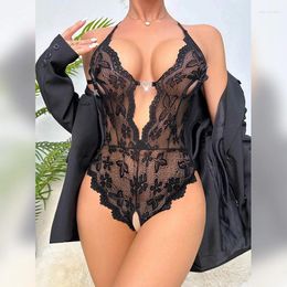 Bras Sets Summer Backless Sexy Dress Women Open Bra Crotchless Bodysuit Dresses Erotic Clothes Female Evening Party Club