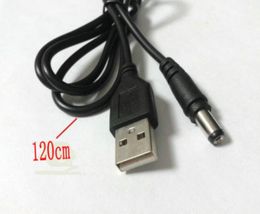 50pcs USB 20 A into to 55mm x 21mm DC Barrel Connector Jack Power Cable 120cm3795627
