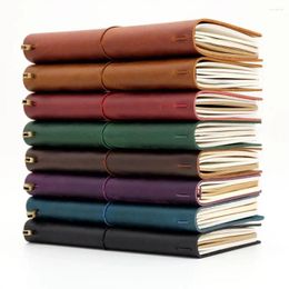 Office Handmade Diary Planner Stationery Journal Travel Notebook Genuine Leather Vintage