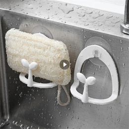 Kitchen Storage Sink Sponge Holder Durable Tasteless Practical Comfortable Dish Cloth Bracket Simple Delicate Non-toxic