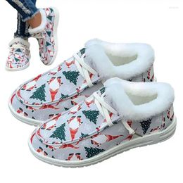 Casual Shoes Snow Boots For Christmas Adjustable Plush Fur Lined Sneakers Comfortable To Wear Riding Working Hiking