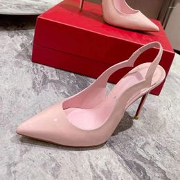 Dress Shoes Top Quality Womens High Heels Luxury Fashion Ladies Crystal Glisten Red Soled Classic Retro Designer Heel 1087HJ