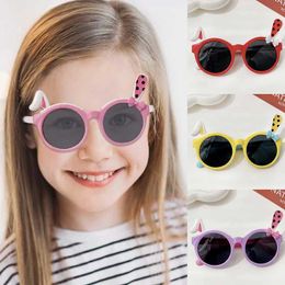 Sunglasses 2022 Children Cute Cartoon Flower Outdoor Sun Protection UV400 Sunglasses Girls Boys Personality Street Shooting Kid Sunglasses