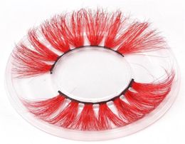 17styles 25mm Coloured 5D Mink False Eyelashes Thick Eyelashes Luxury Colourful Natural Cosplay Imitated Mink Thin Eyelashes6364585