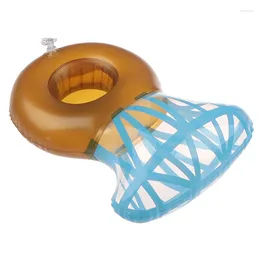 Table Mats Inflatable Floating Cup Holder Diamond Ring Swim Water Play Toys Swimming Pool Beach Party Decor Accessories Drink